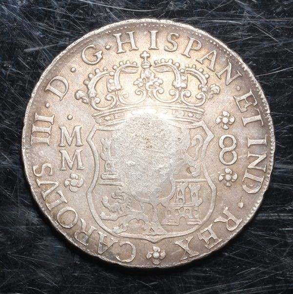 大珍❗️1880年メキシコDO TB 8レアル銀貨PCGS認定 大珍❗️1880年