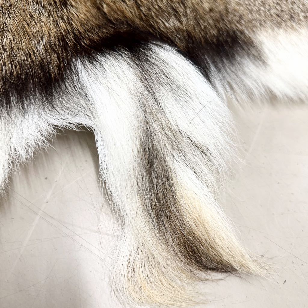 鹿革 ラグマット エゾシカ 蝦夷鹿 敷物 鹿皮オス 冬毛 エゾシカ 毛皮