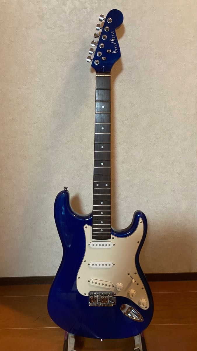 レア個体】ストラトキャスター メタリックブルー 激トラ杢目ネック