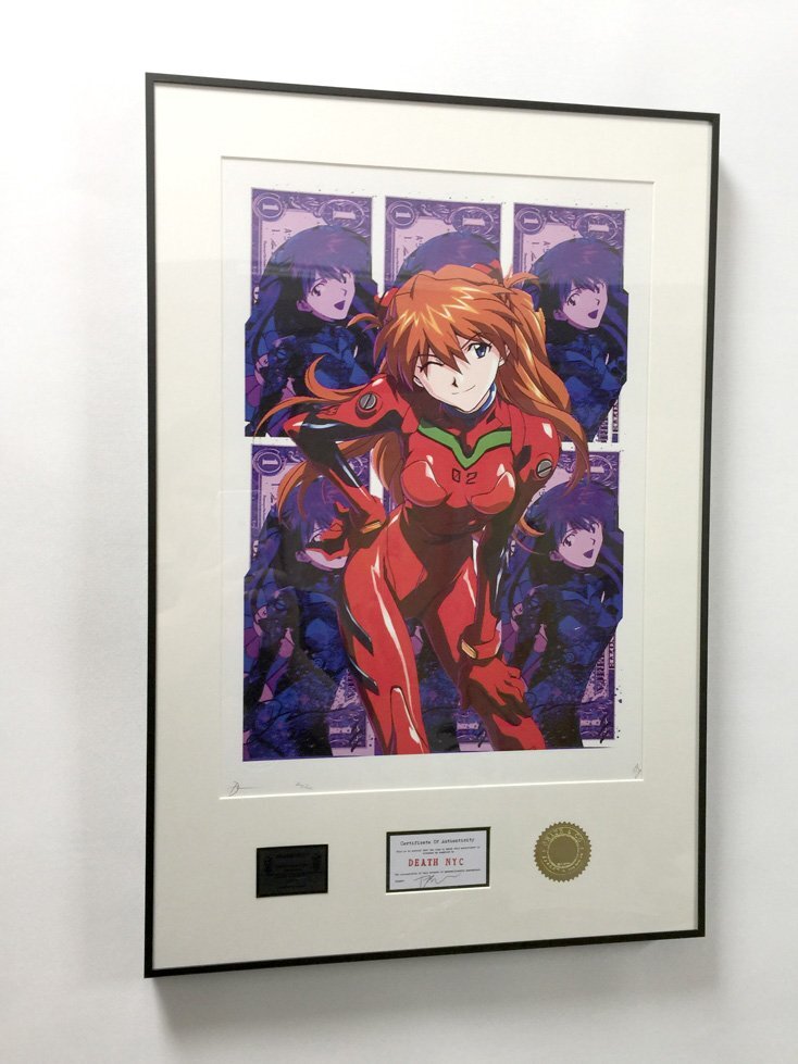 Yahoo!オークション - DEATH NYC 額付き 世界限定100枚 アートポスター