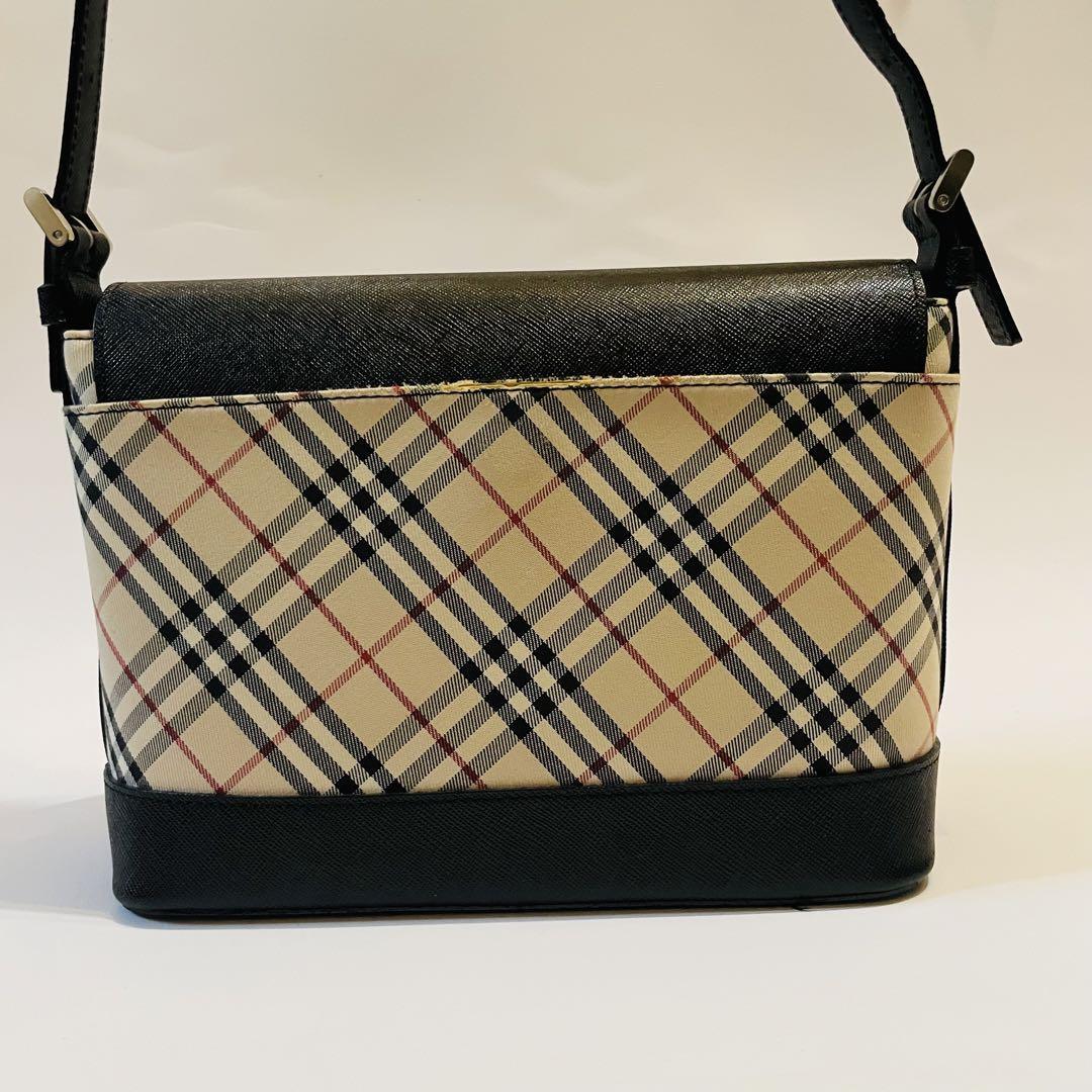 美品 Burberry バーバリー ショルダーバッグ ノバチェック Burberry