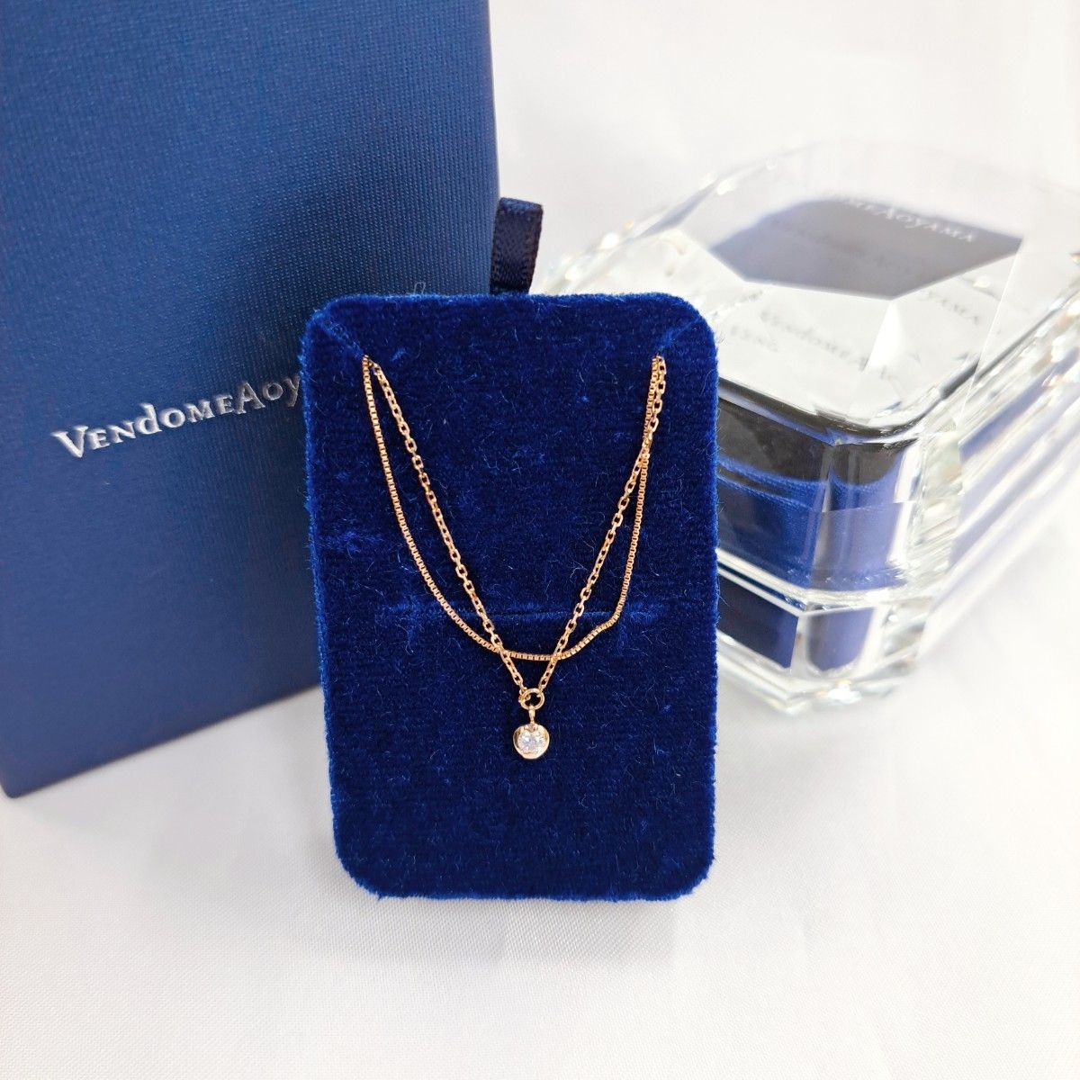 VENDOME AOYAMA ヴァンドーム青山 ブレスレット ダイヤモンド 2連 K18