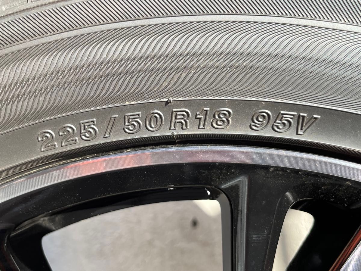 新車外し】新型オデッセイ 純正18インチタイヤ＆ホイール RC5 4本