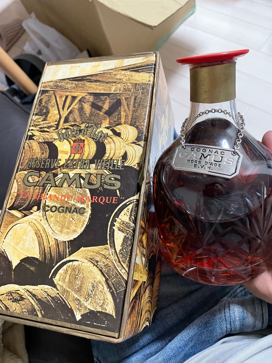 古酒 古酒 CAMUS カミュ エクストラ ナポレオン 箱付 未開栓 未開栓
