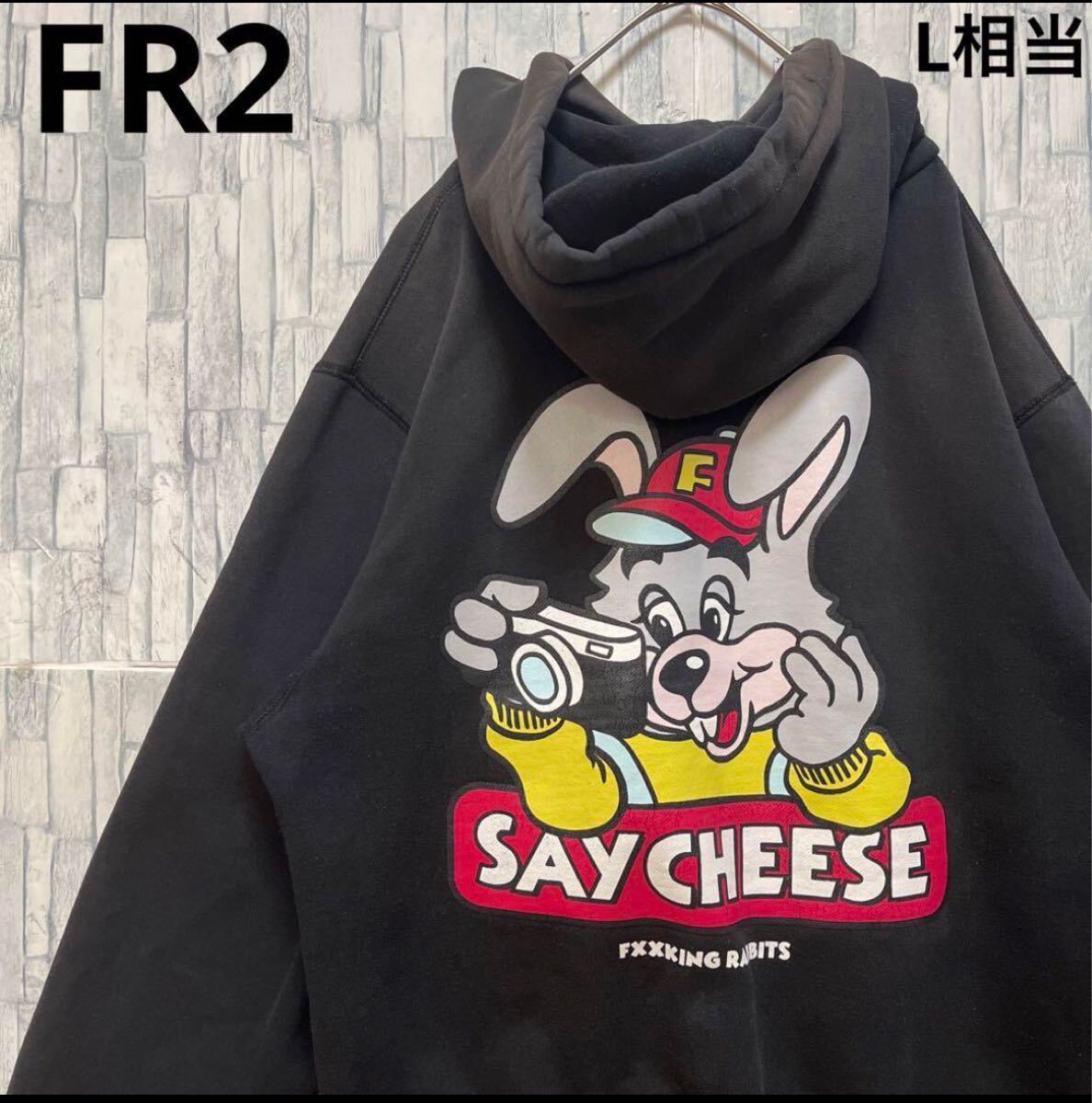 FR2 エフアールツー パーカー スウェット FxxKING RABBITS SAY CHEESE