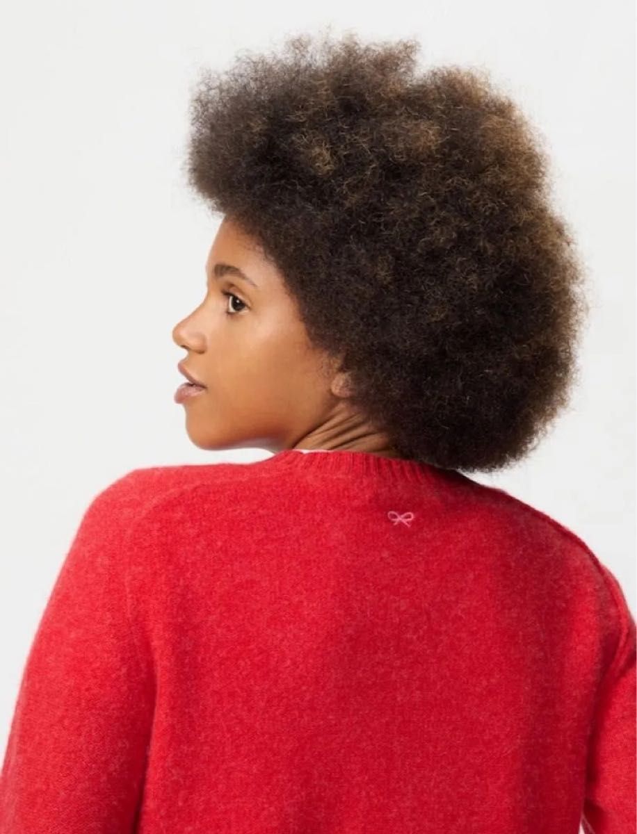 新品未開封】カシミヤクルーネックセーター ユニクロ アニヤ レッド