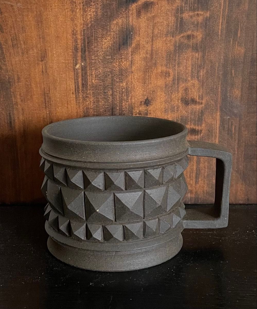 新品 吉光窯 スタッズ マグカップ kikko 植木鉢 陶器陶芸 高橋隼哉