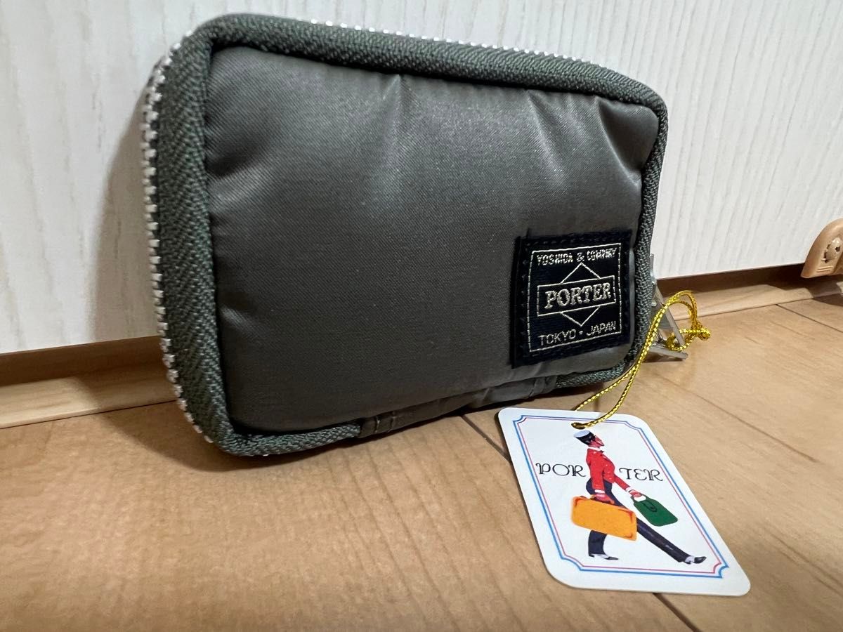新品 未使用 PORTER ポーター キーケース シルバーグレー グレー
