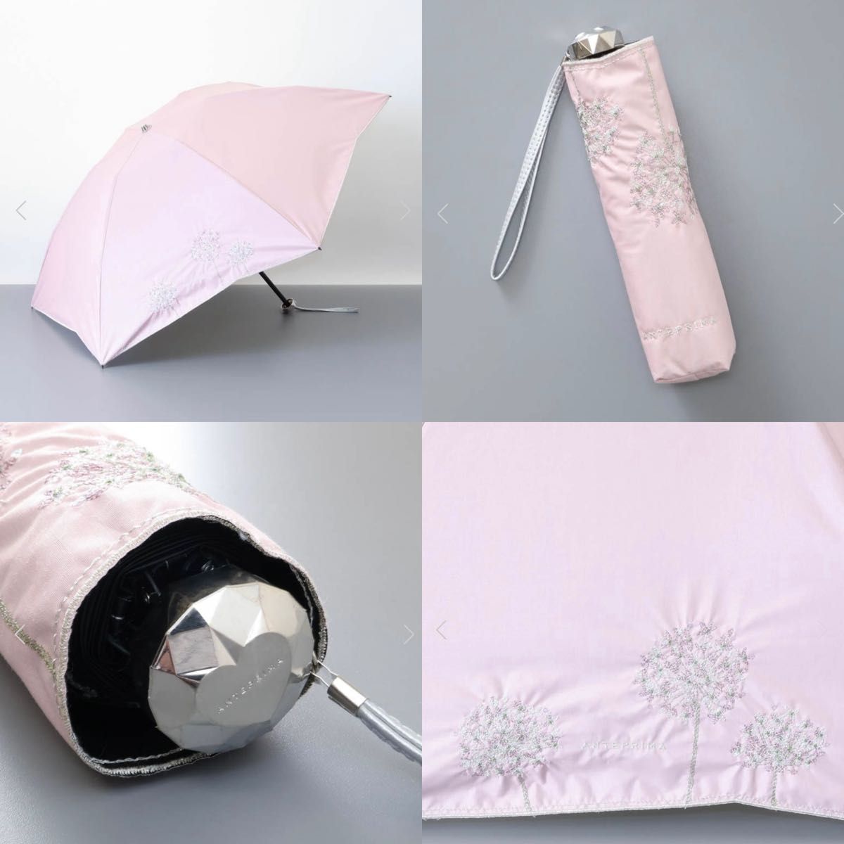 新品タグ付き アンテプリマ 晴雨兼用パラソル 折りたたみ日傘 1級遮光