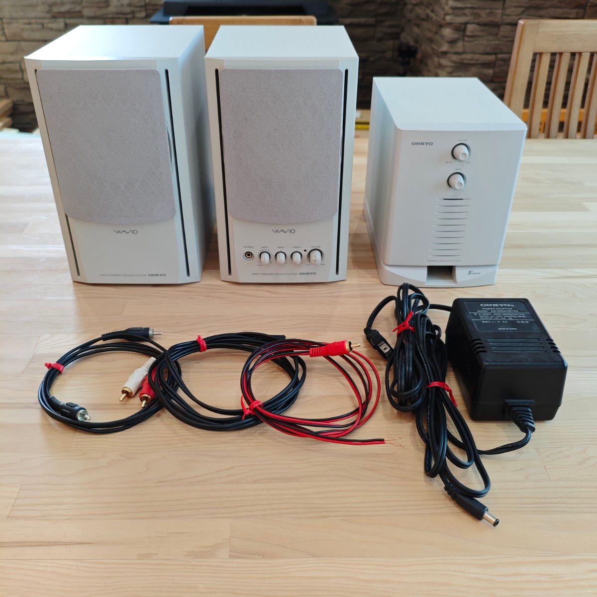 ONKYO GX-77M アクティブスピーカー SW-5Aアンプ内蔵サブウーファー