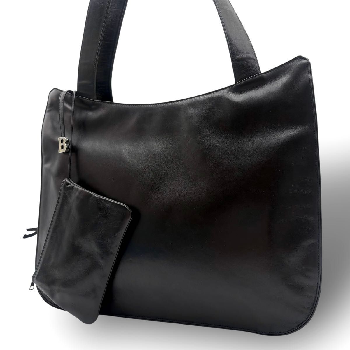 BALLY バリー トートバッグ オールレザー 本革 肩掛け ブラック 黒