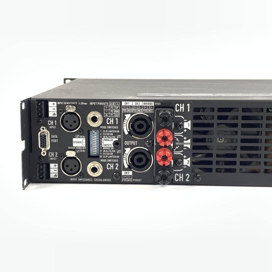 QSC PL224 PAアンプ 715W+715W/4Ω☆簡易検査品 QSC PL224 PAアンプ