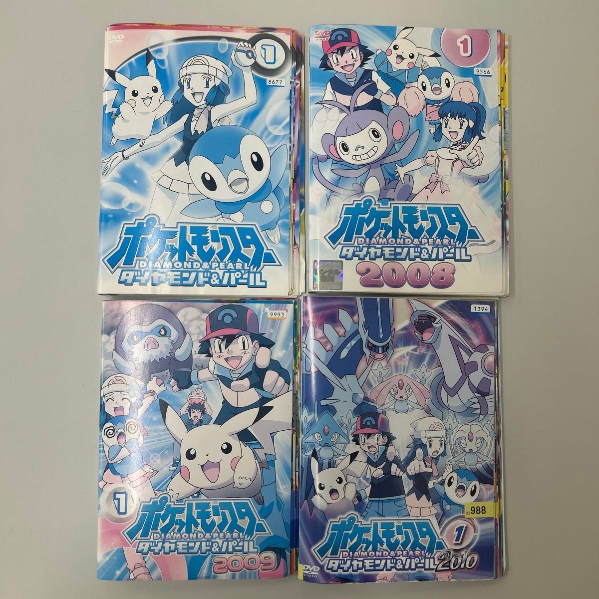 ポケットモンスター ダイヤモンド＆パール DVD 1期〜4期 全63巻 全巻