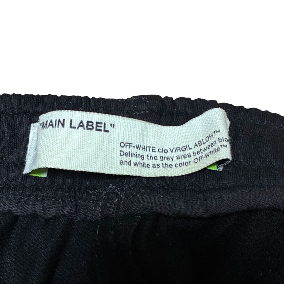 オフホワイト OFF-WHITE ペンキ加工 ペインターパンツ ブラックデニム