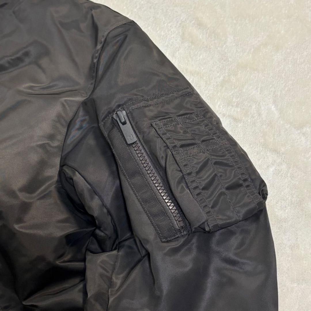 美品】ユニクロ +J ハイブリッドダウンオーバーサイズMA-1ブルゾン