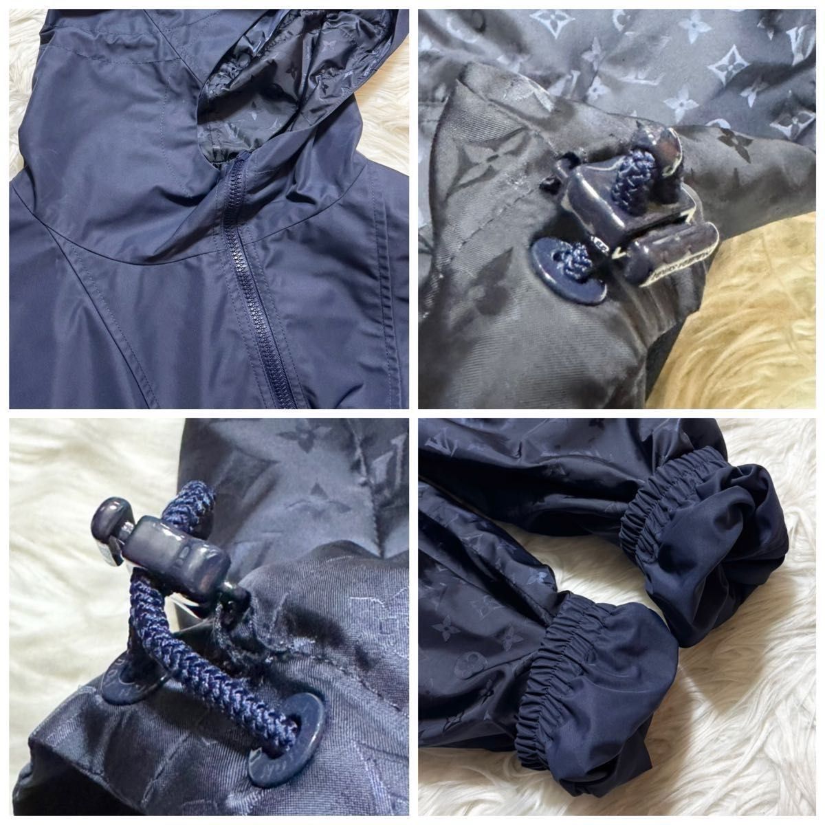 本物美品 ルイヴィトン モノグラム リバーシブル ナイロン ジャケット