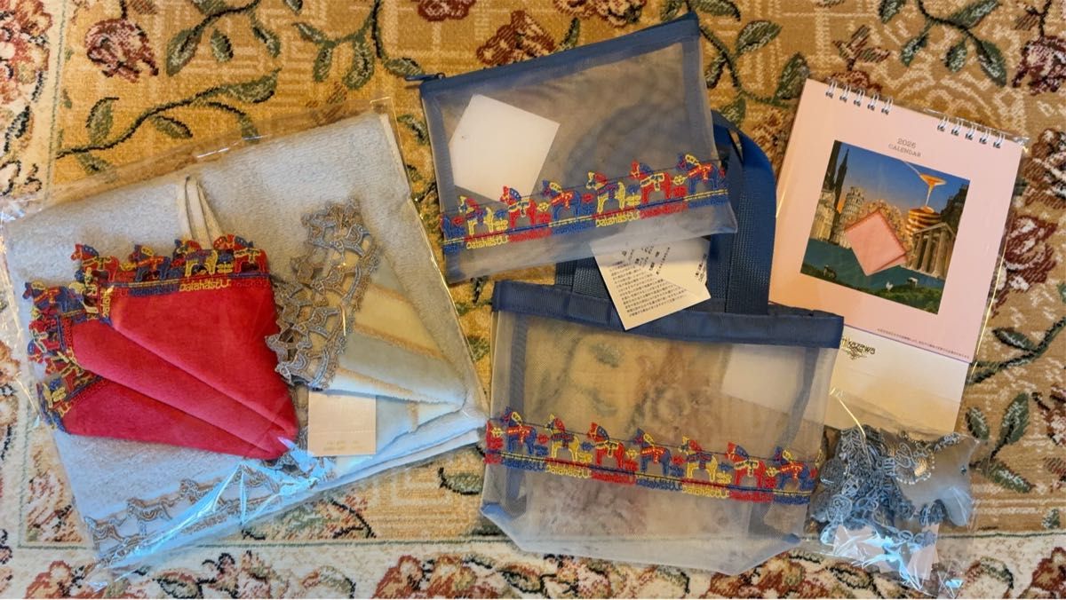 新品 近沢レース店 近澤レース 福袋 2026 馬 ハッピーバッグ ハンカチ