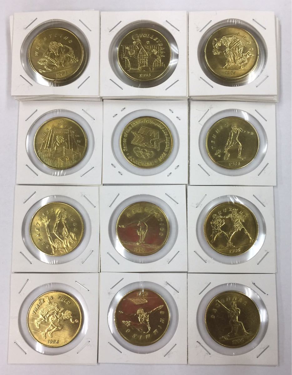 1984 ロサンゼルスオリンピック記念メダル 24枚セット ヴィンテージ