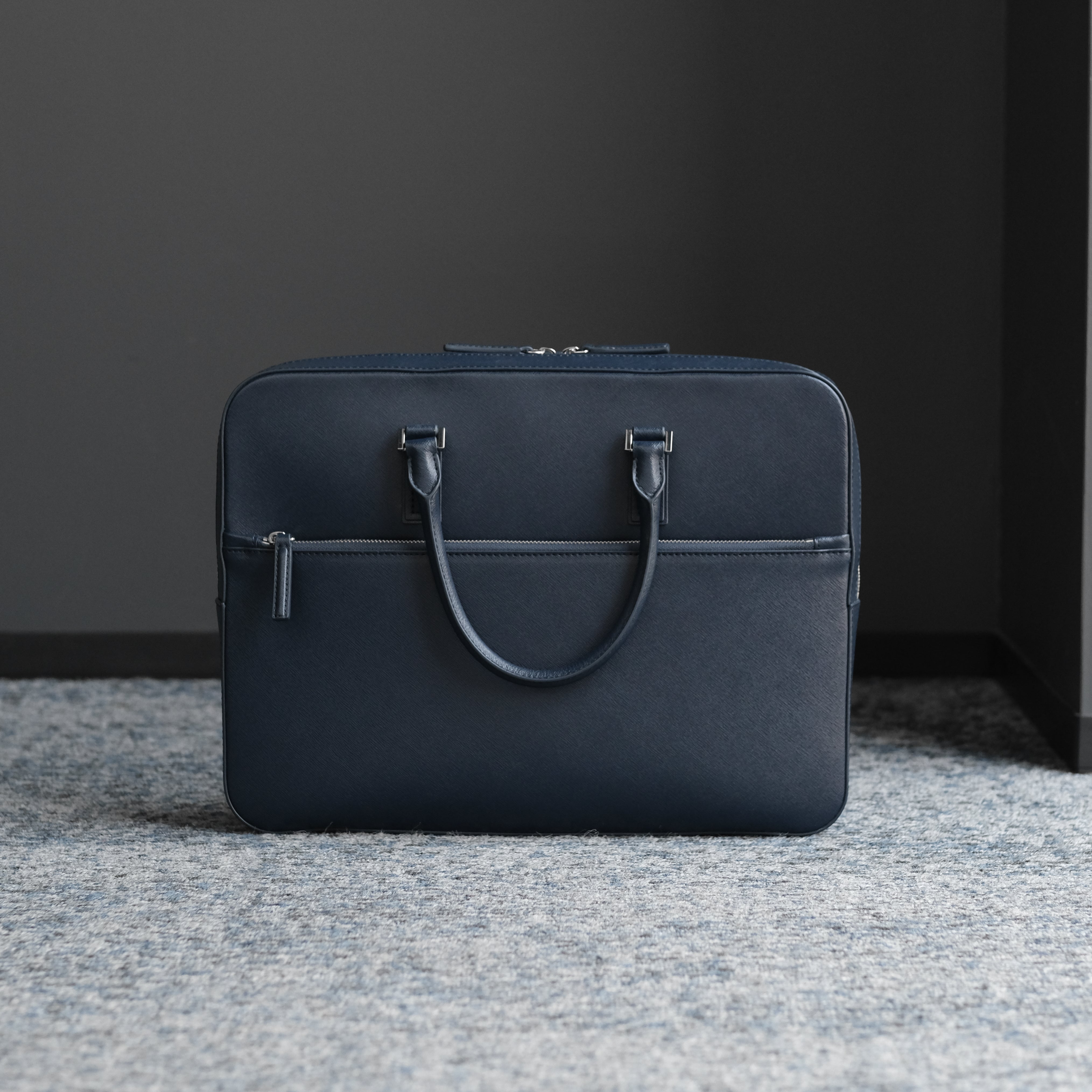 イタリアンサフィアーノレザーブリーフケース｜aucentic(オーセンティック)