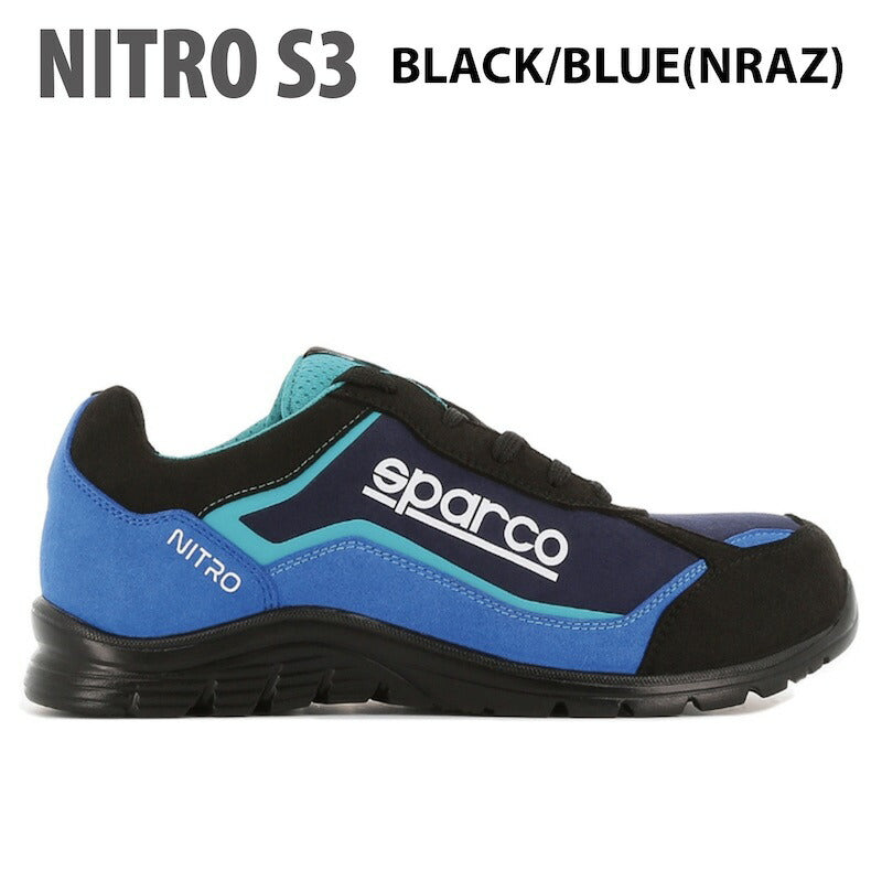 スパルコ TEAM WORK NITRO S3 メカニックシューズ 安全靴 整備 撥水