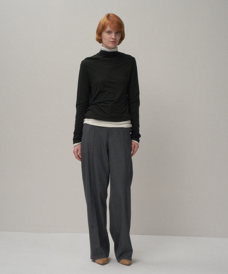 MODAL SILK JERSEY | TURTLENECK – ATON | エイトン