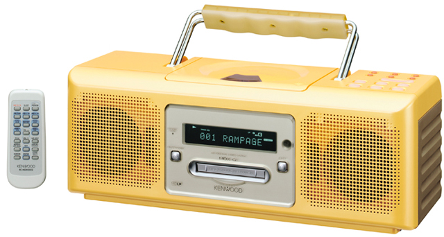 ケンウッド、インテリアとの調和を重視したMDLP対応ラジカセ