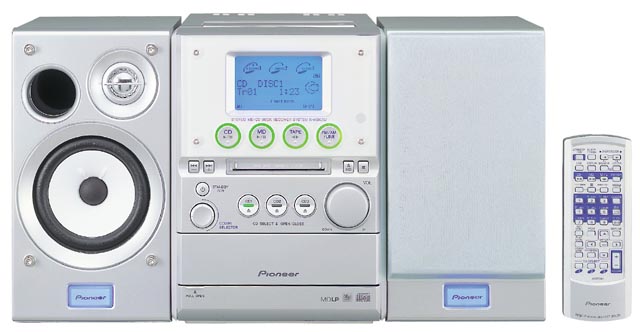 パイオニア、3枚CDチェンジャ搭載のコンパクトなMDコンポ