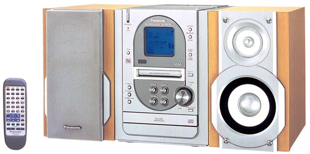 松下、システム幅431mmのPPマイカコーン採用ミニコンポ