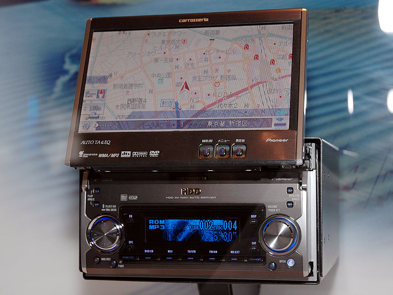 パイオニア、「HDDサイバーナビ」の2004年モデル4機種