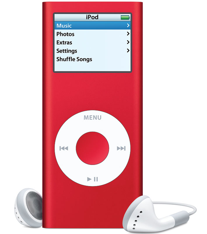 ポータブルプレーヤー iPod nano 16G Red MD744J/A iPod nano Apple