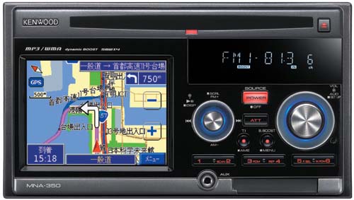 ケンウッド、軽/小型車向けのメモリナビ内蔵CDレシーバ