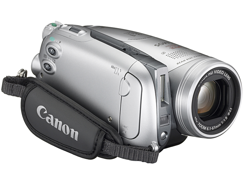 キヤノン、感度が向上した横型HDVカメラ「iVIS HV20」