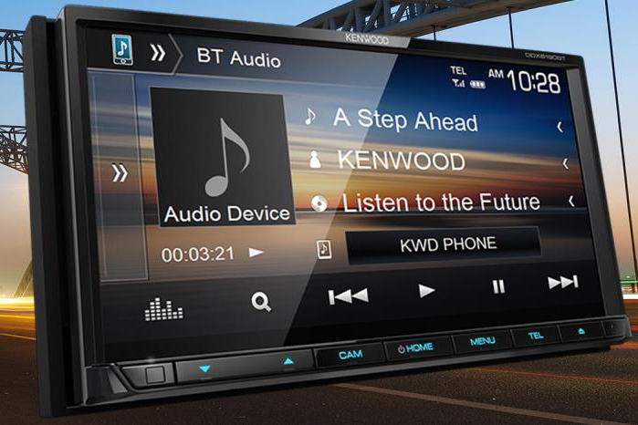 ケンウッド、Bluetooth対応でSpotifyも楽しめる2DINカーオーディオ