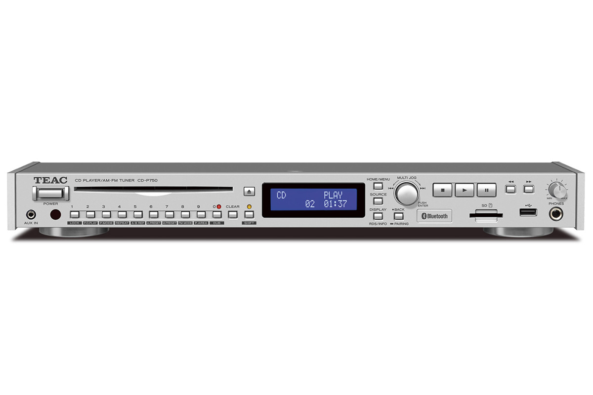 ティアック、Bluetoothレシーバーとラジオ搭載のCDプレーヤー - AV Watch