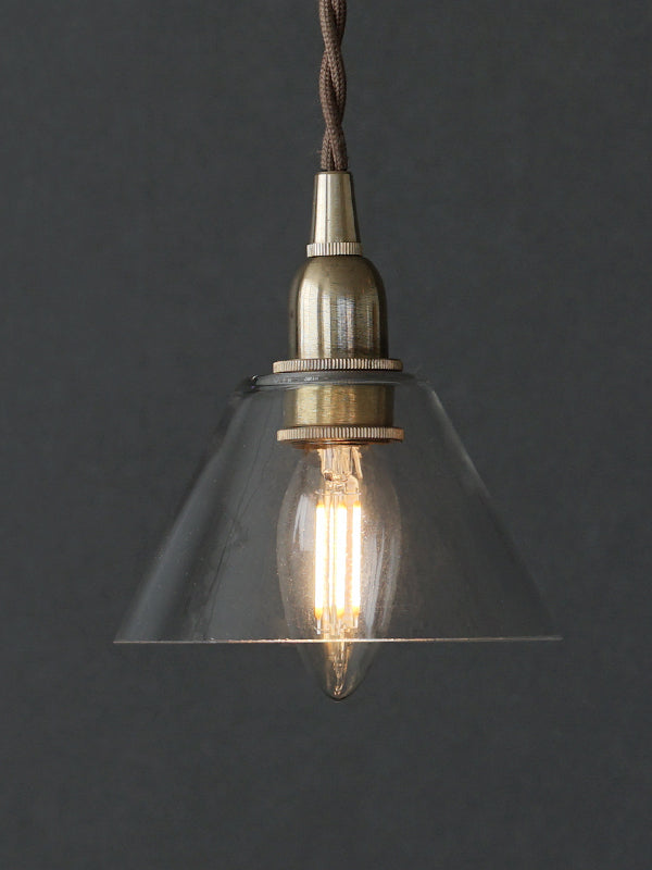 ミニガラスシェード コニック クリア E17 SET | AXCIS ONLINE