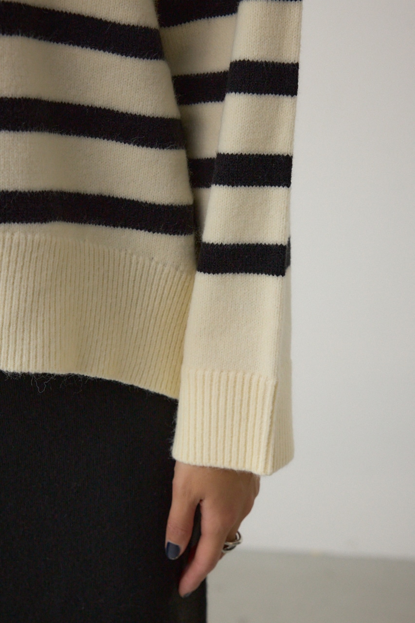 アソートカラーハーフジップニットトップス｜WOMEN｜250JSB70-1171