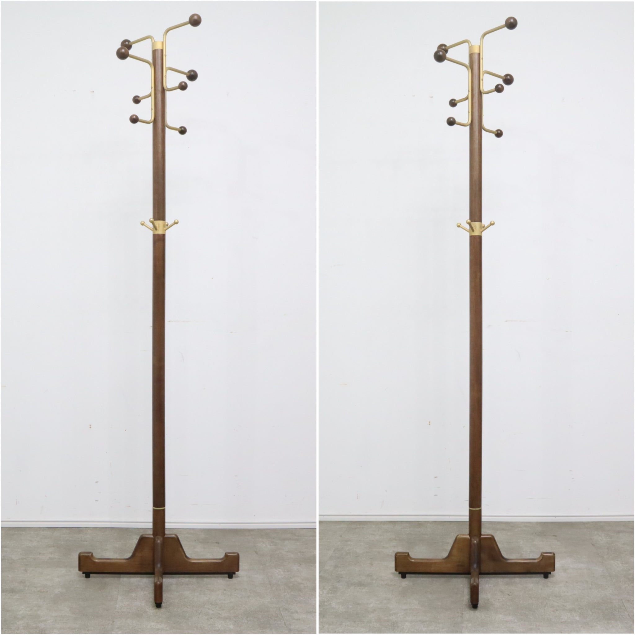 カリモク コート ポールハンガー ミッドセンチュリー レトロモダン