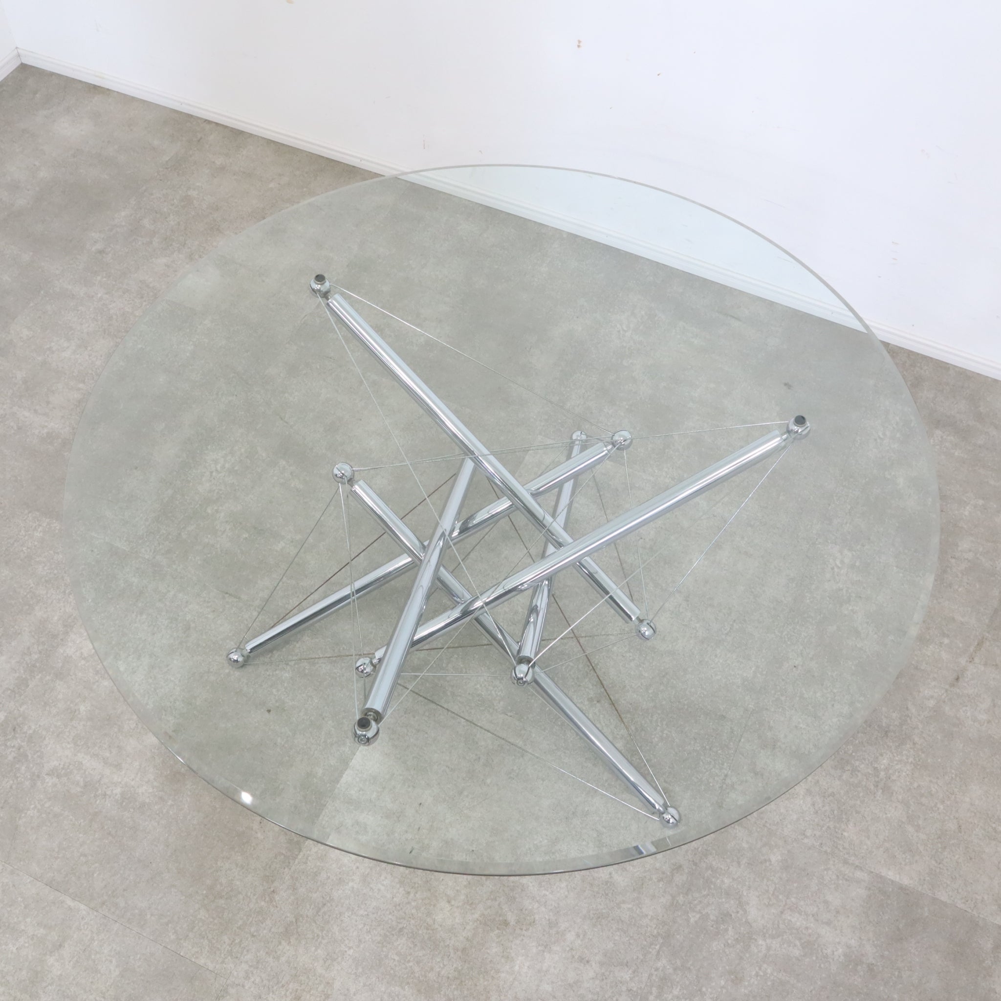 店舗受取限定】Cassina 713 ローテーブル ガラストップ センター