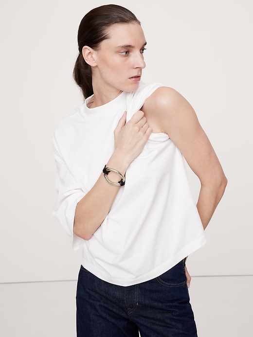 Leather Oval Bracelet | Banana Republic