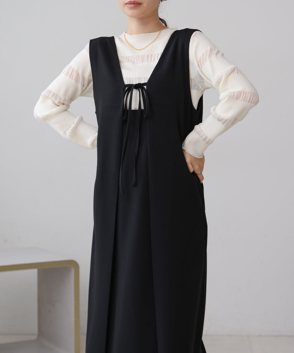 低身長さん向けサイズあり】イージージョーゼット前後2WAYジャンパー