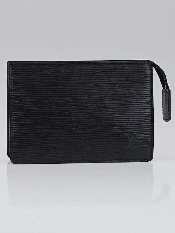 Louis Vuitton Black Epi Leather Trousse Toilette 15 Cosmetic Pouch