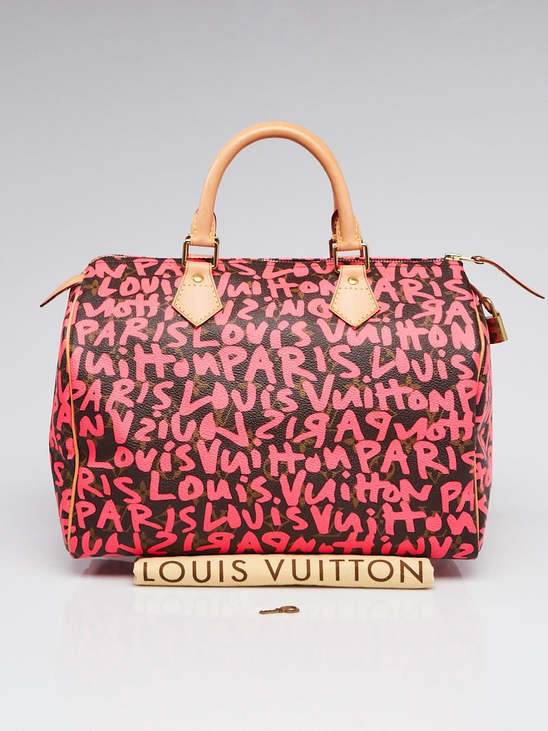 Louis Vuitton Limited Edition Fuchsia Graffiti Stephen Sprouse