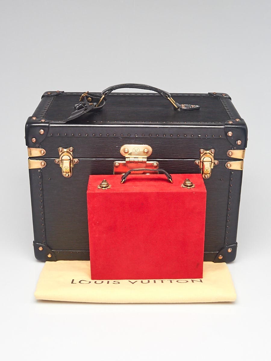 Louis Vuitton Black Epi Leather Hardsided Boite Pharmacie Train