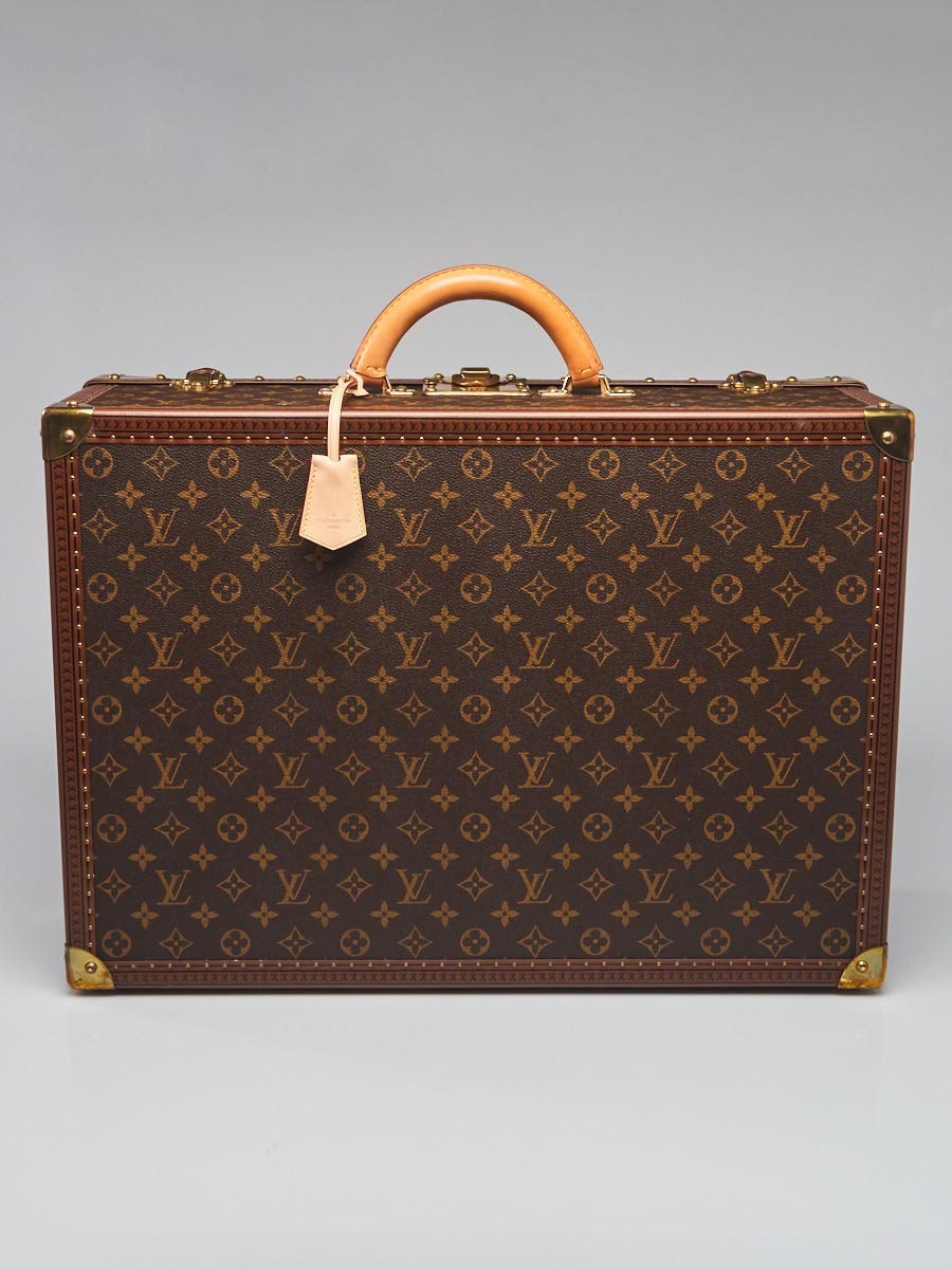 Louis Vuitton Vintage Monogram Canvas Alzer 55 Hardsided Trunk