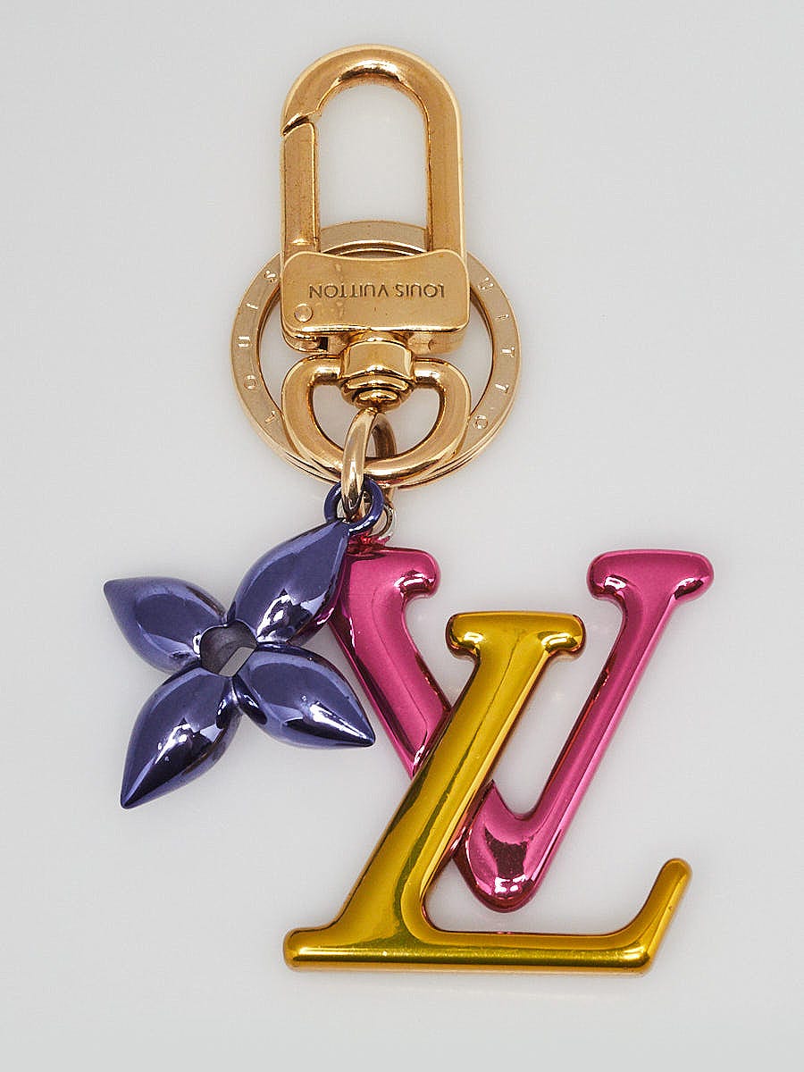 Louis Vuitton Gold and Multuicolor Metal New Wave Bag Charm and