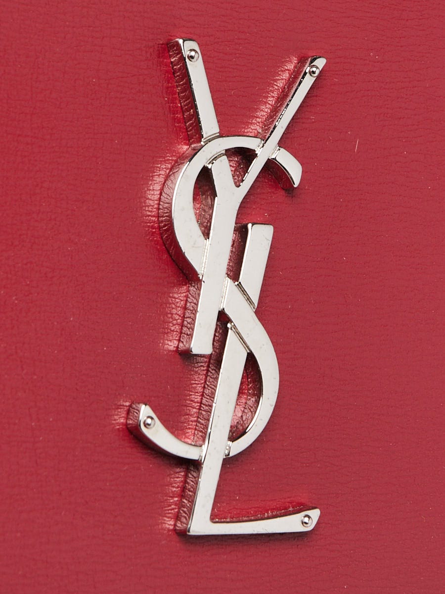 Yves Saint Laurent Red Leather Medium Sunset Crossbody Bag