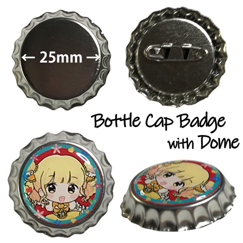 王冠型缶バッチ