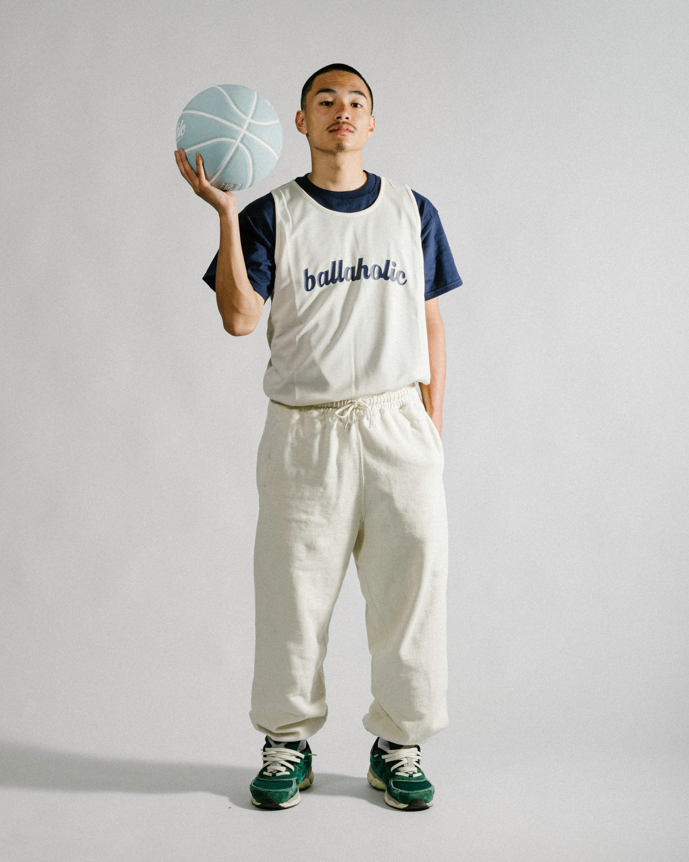 Ⓜ️ilk！ballaholic Tシャツ、ハーフパンツセット ベージュ