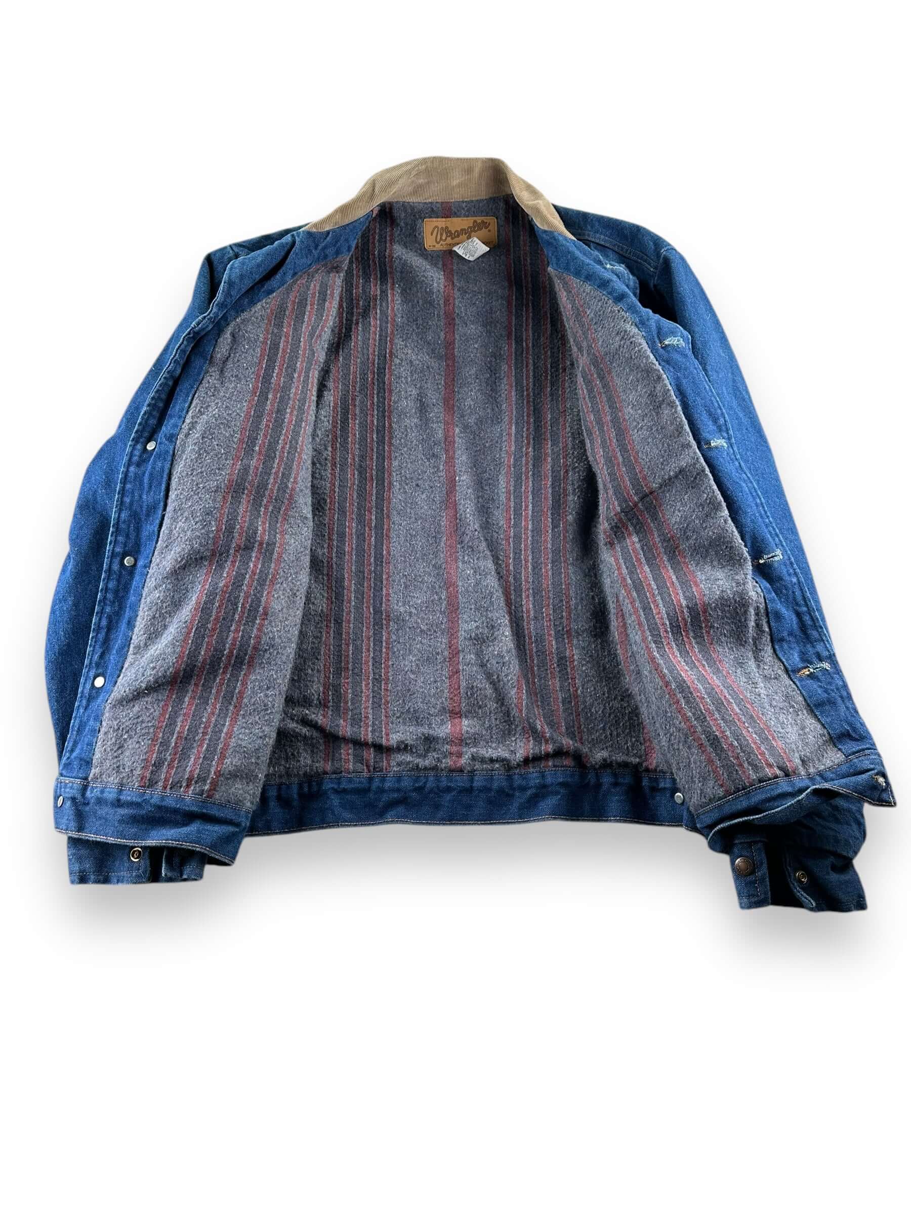 Vintage Wrangler Blanket-Lined M-159 Denim Jacket SZ 48L – The