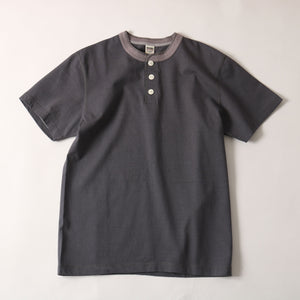 2023 S/S NEW COLOR】“STANDARD” COZUN ヘンリーネック Tシャツ BR
